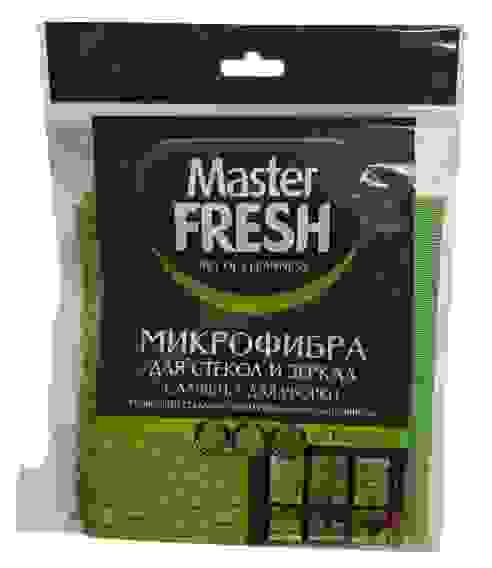 Мастер Фреш Салф Микрофибра д/стекол и зеркал 30*30см 1шт/10шт/50