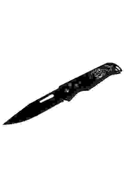 Нож складной KNIFE автоматический с фиксатором (длина клинка 90мм) в упаковке/1