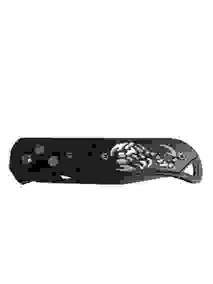 Нож складной KNIFE автоматический с фиксатором (длина клинка 90мм) в упаковке/1