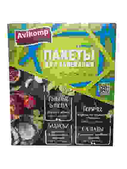 Рукав Пакеты для запекания Эко АВИКОМП с клипсами 35х40см 5шт /24