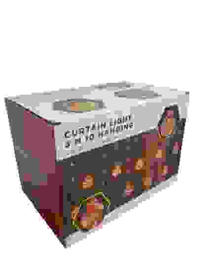 Гирлянда занавес (штора) CURTAIN LIGHT 10 свет.шаров с игрушками 3м 8режим/проз.пров/доп. розетка/40