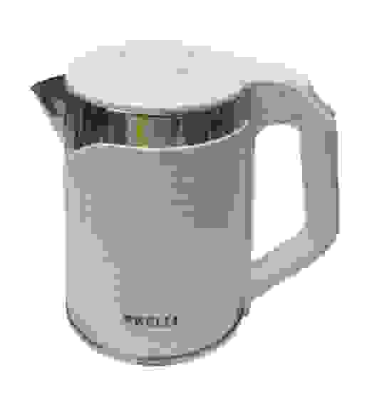 Чайник электр. нерж.сталь+пластик KELLI KL-1372W 1.8л, LED индик.,защита от перегрева, 2200ВТ/12