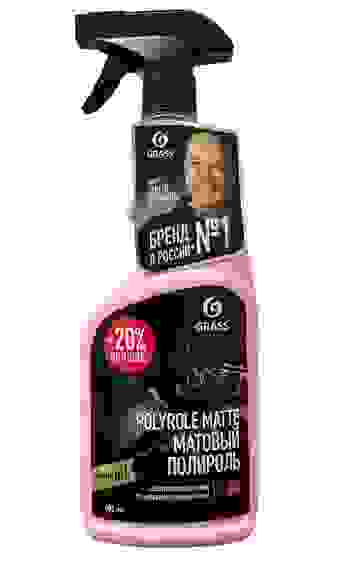 ГРАСС Полироль-очиститель пластика матовый Polyrole Matte 600мл "BUBBLE" Триггер /6