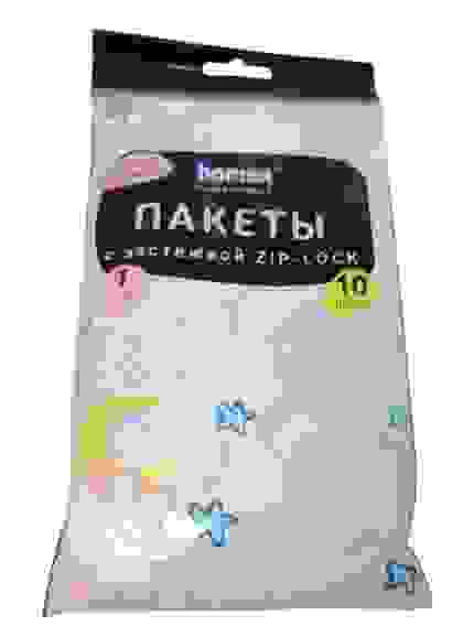 Пакет с застежкой ZIP-LOCK HOMEX 1л 10шт /1/35