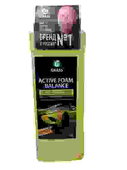 ГРАСС Автошампунь Средство концентр. д/бесконтактной мойки авто Active Foam Balance 1л/12