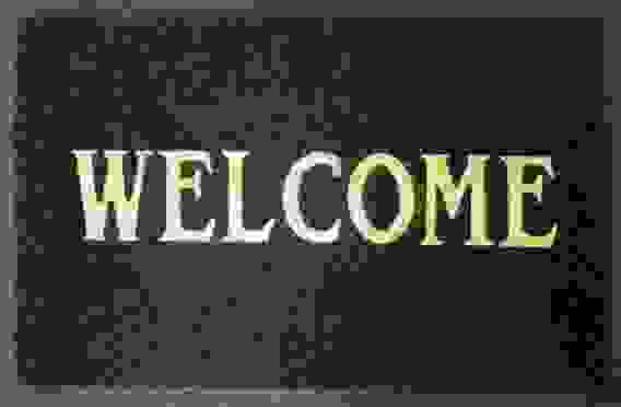 Коврик "Spongy" Welcome 40х60 см, черный, SUNSTEP™/20(-6%скидка)