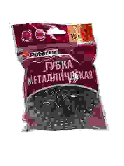 Мочалка ПАТЕРРА д/пос металл 1шт(15гр) в упак. /100