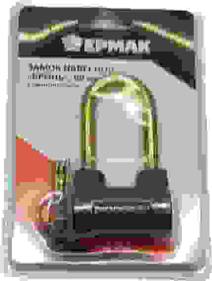 Замок навесной бронь ЕРМАК 60мм с длинной дужкой 468-009 /60
