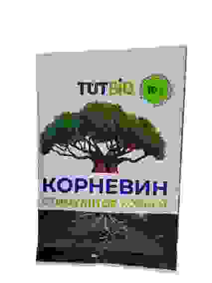 Удобрение КОРНЕВИН стимулятор корней, регулятор роста растений 10г порошок, TUTBIO/50