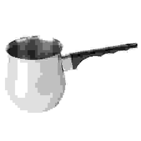Турка из нерж. стали WEBBER BE-0111, 350мл, д/варки кофе, бакелит. ручка/48