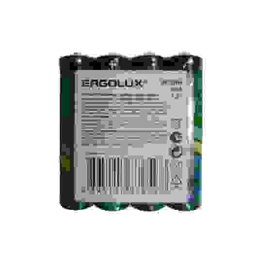 Батарейка ЭРГОЛЮКС ААА R03SR4 1.5V СОЛЕВЫЕ 4шт/15/300