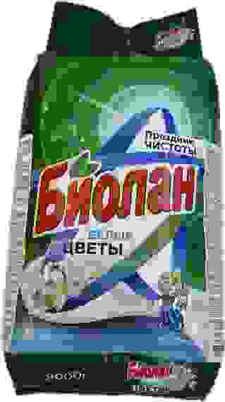 Биолан Автомат 9кг Белые Цветы /1 (-15% СКИДКА)