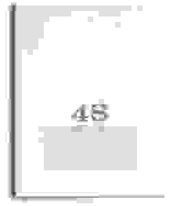 Книга учета 48л. БЕЛАЯ, линия (48-4496) скрепка, обл.-картон хромер., блок-офсет, 200х275