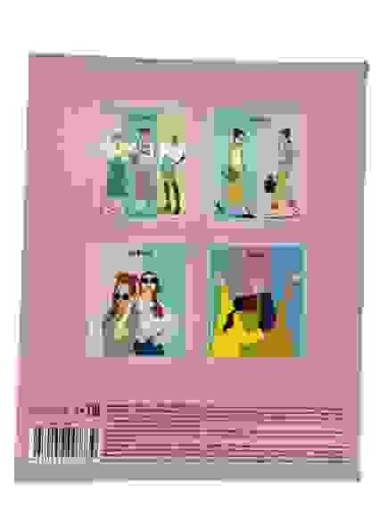 Тетрадь КЛЕТКА 96 л. ДЕВОЧКИ-ПОДРУЖКИ (96-0773) (твин-лак, цвет.мелов.обл.)/48