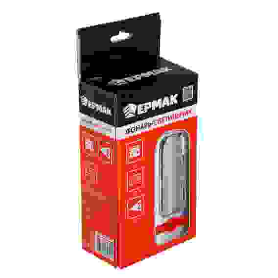 Фонарь-светильник светодиодный ЕРМАК, LED, 2 режима, 1200мАч, пластик/1