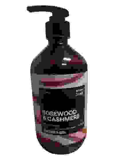 SYNERGETIC Гель д/душа парфюм. 450мл ROSEWOOD&amp;CASHMERE, Розовое дерево и кашемир, с дозатором/8