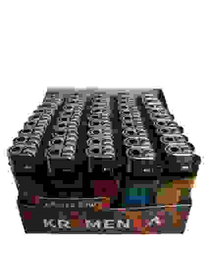 Зажигалка механическая KREMEN KR-022, одноразовая, цвет ассорти/50/1000