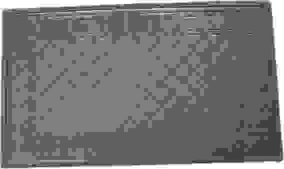 Коврик грязезащитный 35х60 см, "MEANDR",чёрный, резиновый, SUNSTEP™/10