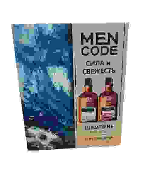 ПН Men Code СИЛА И СВЕЖЕСТЬ (Шампунь Укрепляющий 300мл+Крем-гель д/душа Anti-Pollution 300мл)/6