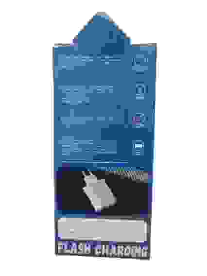 Адаптер питания (зарядник) HX112-1U, для смартфона,(выход: USB), быстрая зарядка, белый, в кар.уп/12