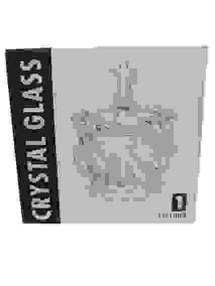 Сахарница стекл. "CRYSTAL GLASS" TG1008 с крышкой (d=85мм) /1
