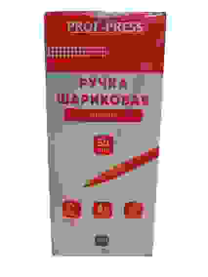 Ручка шариковая, "ПРОФИ" СИНЯЯ (РШ-3353) d=0,7 мм, оранжевый корп, рифленный грип, 50шт /20