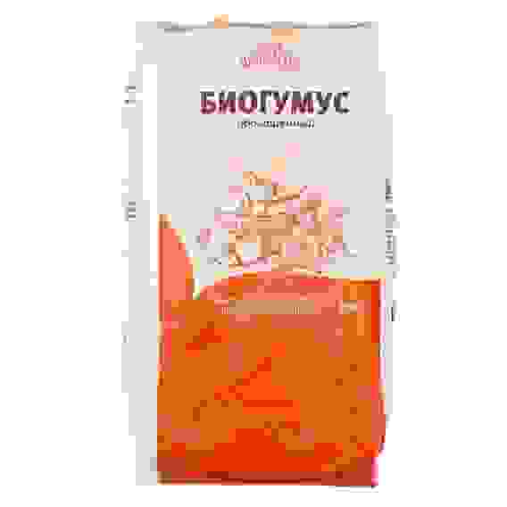 Биогумус ИВАНОВСКОЕ 1кг сухое удобрение обогащенное д/комнат. цветов и рассады, ПАКЕТ/20