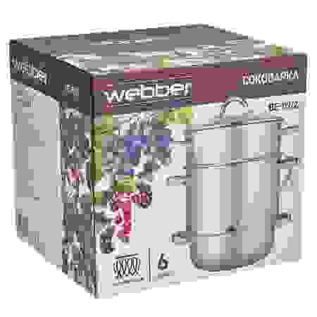 Соковарка WEBBER BE-09/2 6л. нерж. сталь индукц дно/12