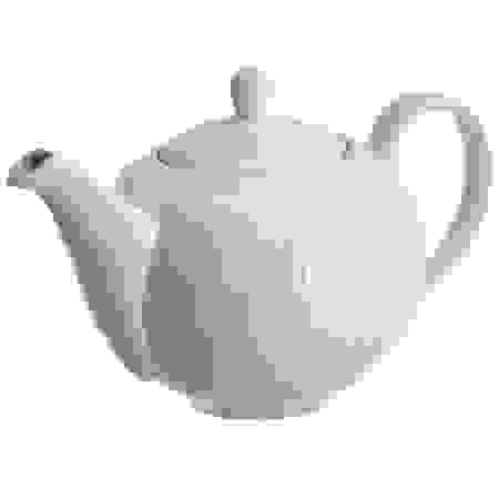 Чайник заварочный фарфор 1100мл White lily в подарочной упаковке /6