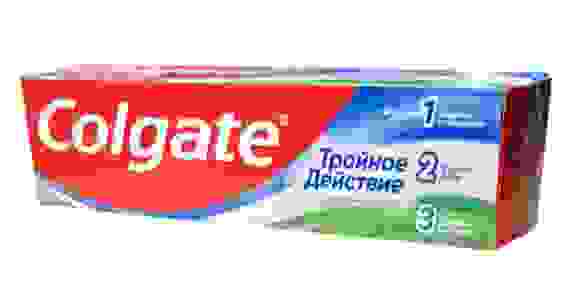 Колгейт Тройн Действ 100мл/12/48 (-10% скидка)