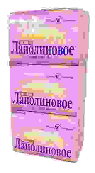 НК мыло НовЛанолиновое 90г твердое /6/72 (-10% СКИДКА)