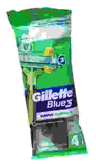 Жлт Станок муж BLUE 3 Simple Sensetive 4шт/12