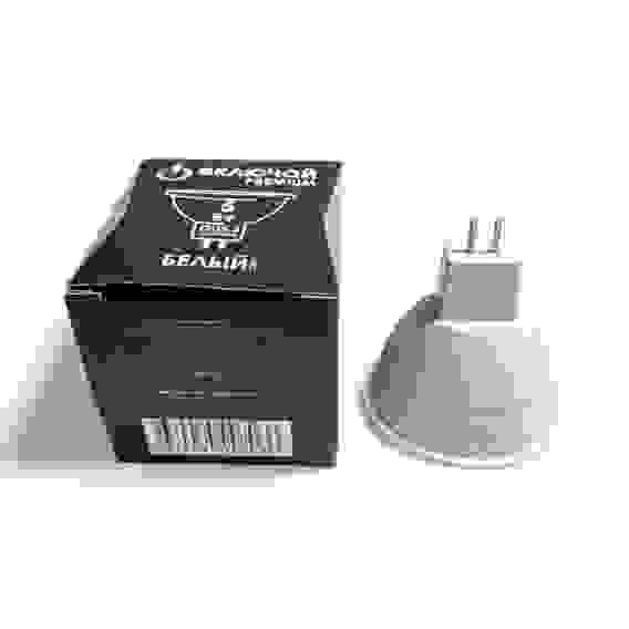Лампа светодиодная GU5.3 5W MR16 4000K 220V пластик (LED PREMIUM) Включай/10