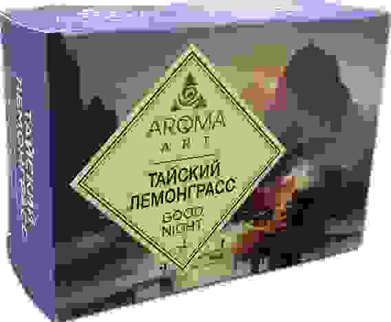 НЭФИС Мыло Арома Арт 135г Тайский Лемонграсс, в карт.упак/48