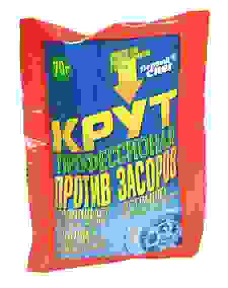 ПЕРВЫЙ СНЕГ Крот КРУТ 70г от засоров пакет ФБХ /30