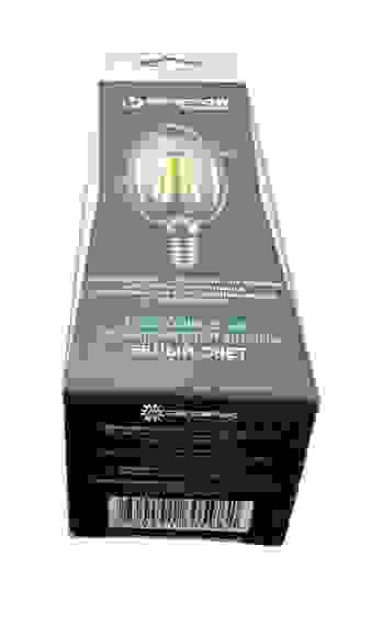 Лампа светодиодная 8W E14 свеча FLM 4000K 220V филамент прозр. (PREMIUM FLM-C35-8W-E14) Включай/10