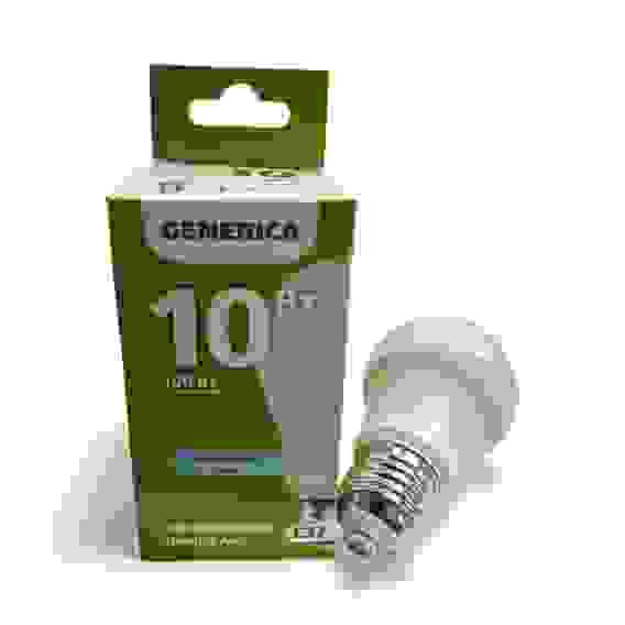 Лампа светодиодная GENERICA LED 10Bт E27 A60 6500K 230В /10/100