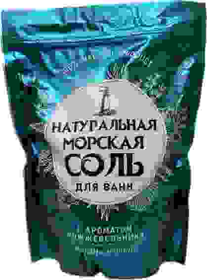 Крымская морская соль д/ванн 1100г Можжевельник/9