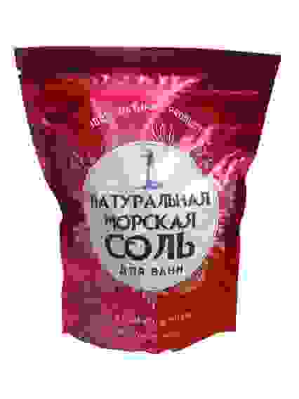 Крымская морская соль д/ванн 1100г Роза/9
