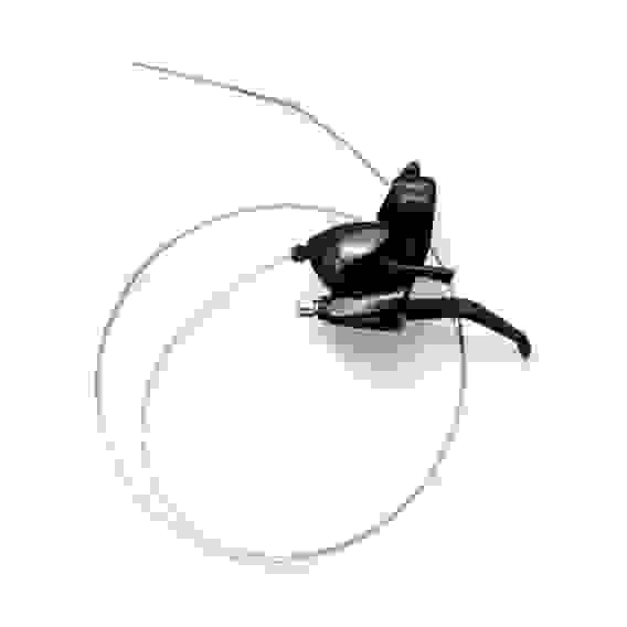 Шифтер (тормоз.ручка) велосипедный SHIMANO Tourney EF41, левый, 3 скорости, трос 1800мм, черный/1