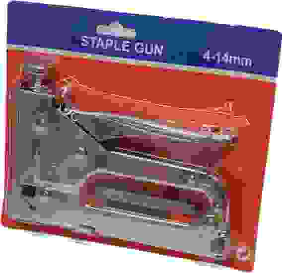 Степлер мебельный строительный металл. STAPLE GUN регулируемый (53тип) 4-14мм /5 GOODSEE