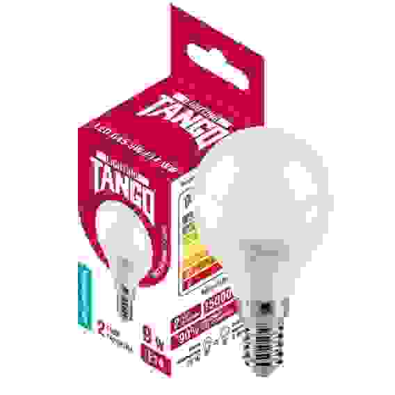 Лампа светодиодная TANGO LED-ШАР 9Bт E14 G45 6500K 220В /10/100