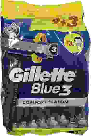 Жлт Станок муж BLUE 3 Comfort SLALOM 9+3шт (12шт) пакет/20