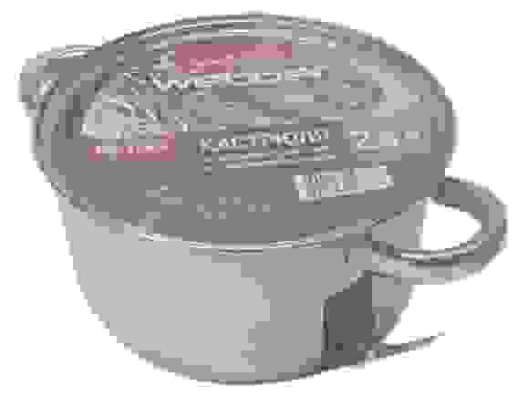 Кастрюля из нерж. WEBBER BE-156/2 2.6л со стекл. крышкой, д/всех плит, кроме индукции/12