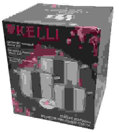 Набор посуды из нерж. KELLI (кастрюля 7.5л,9.5л,12л)со стекл.крышкой,капсул.дно,д/всех плит/2