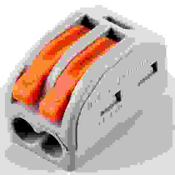 Клемма соединительная СК-412 (2х2,5) с рычажком (аналог WAGO) VKL electric/50