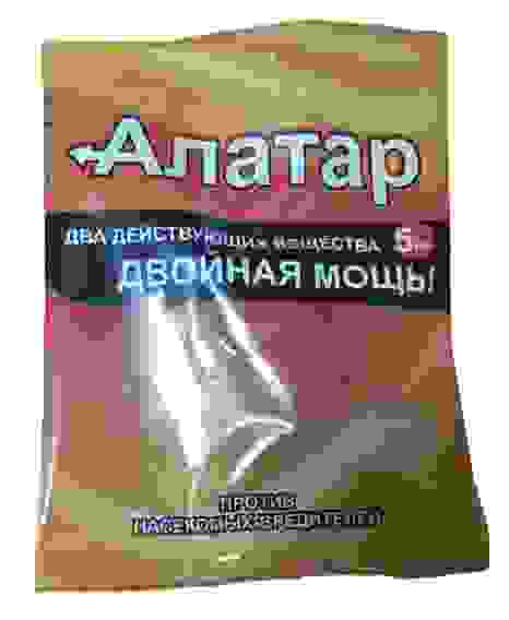 АЛАТАР Двойная мощь от колорад Жук, всех вредителей земляник, капуст, морков, лук, яблони 5мл/150