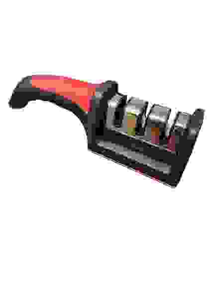 Ножеточка SHARPENER RS 168, пластик. ручка, 3 керам.полотна, в карт.упаковке/1