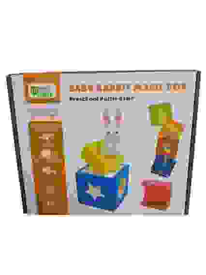 Игрушка настольная игра деревян. BABY RABBIT MAGIC BOX (кролик, 3 фигуры, карточки, инструкция)/1