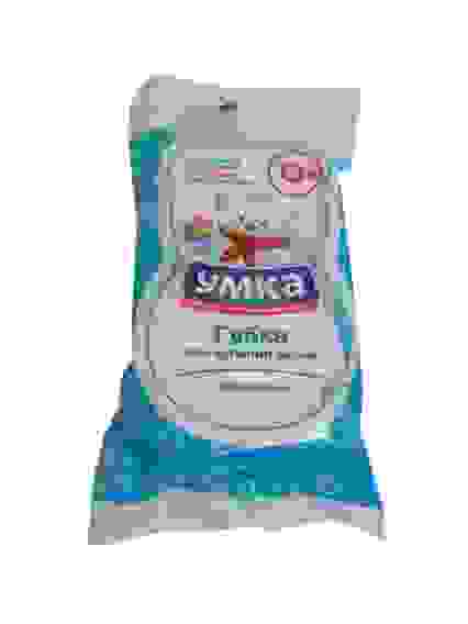 Губка д/тела детская УМКА д/купания детей (0+), сверхмягкая, белая, поролон/125